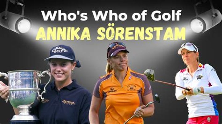 Annika Sorenstam parents: Tom Sorenstam, Gunilla Sorenstam