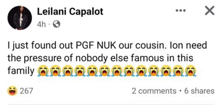 Are Polo G and PGF Nuk related or cousins?