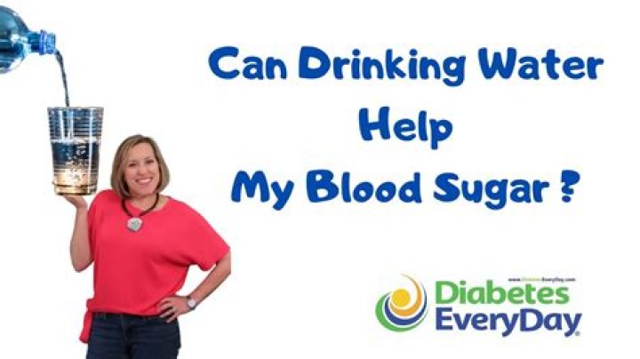 Can you flush out sugar by drinking water