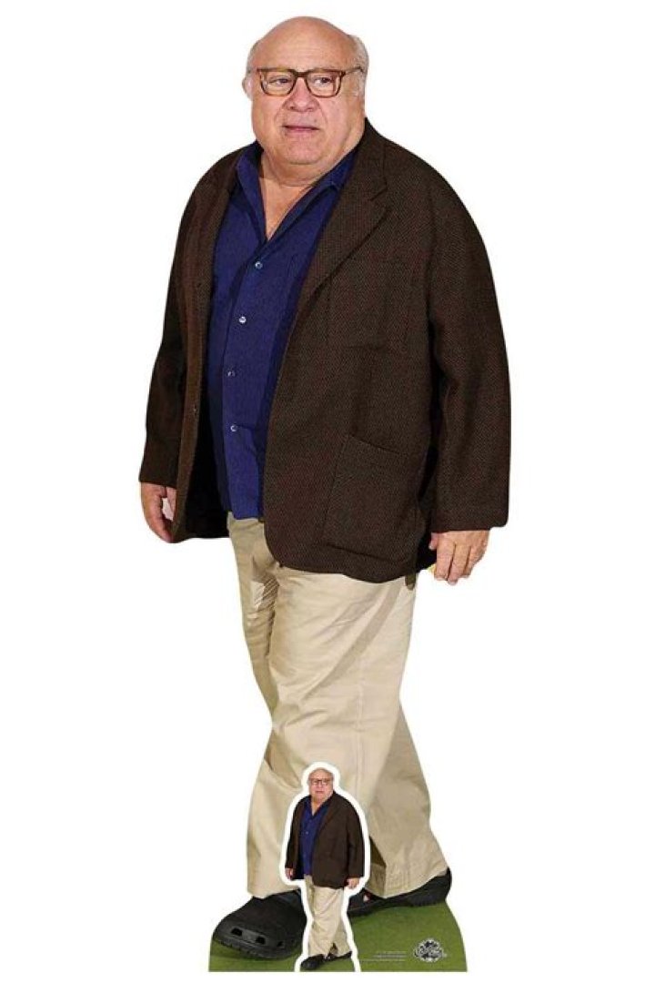 Cardboard cutout of Danny Devito is tearing one couple apart