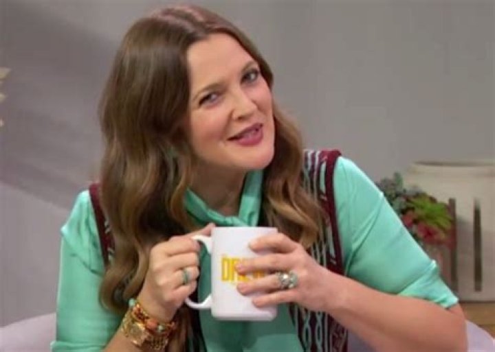 Drew Barrymore Wore A Victoria Beckham Blouse With A Dries Van Noten Vest For A Fabulous Pairing