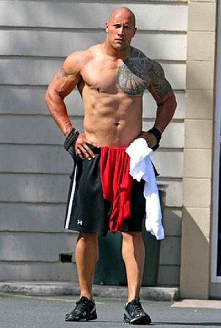 Dwayne “The Rock” Johnson Body Measurements Height Weight Shoe Size Stats