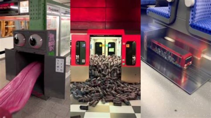 Eye-popping subway prank is making viewers question their own sobriety