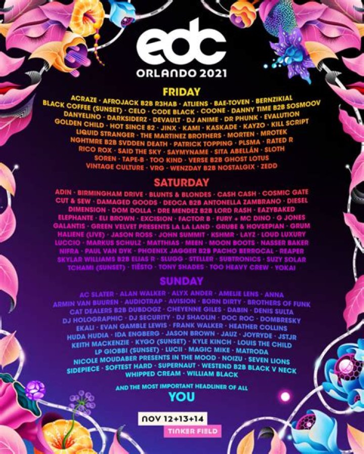The Full Lineup For EDC Orlando Is Here