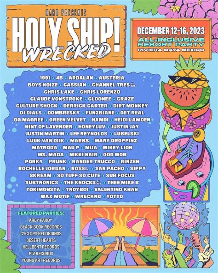 Holy Ship! Announces Dates For 2017 Sailings