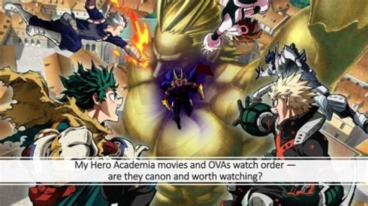 How many ‘My Hero Academia’ movies are there and are they canon?