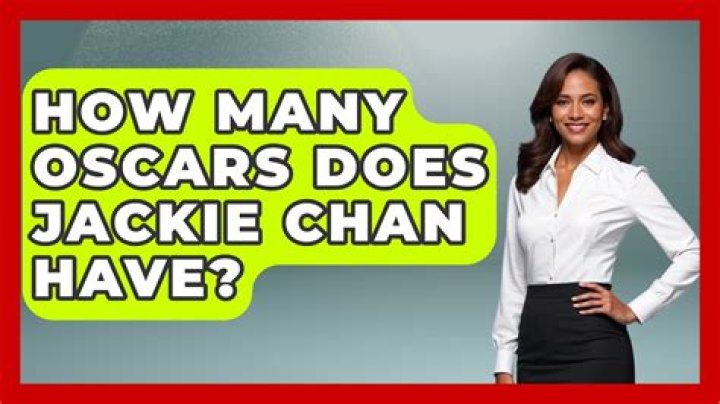 How many Oscars does Jackie Chan have?