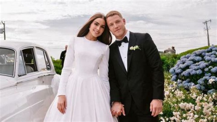 How many times did Christian McCaffrey bench press?