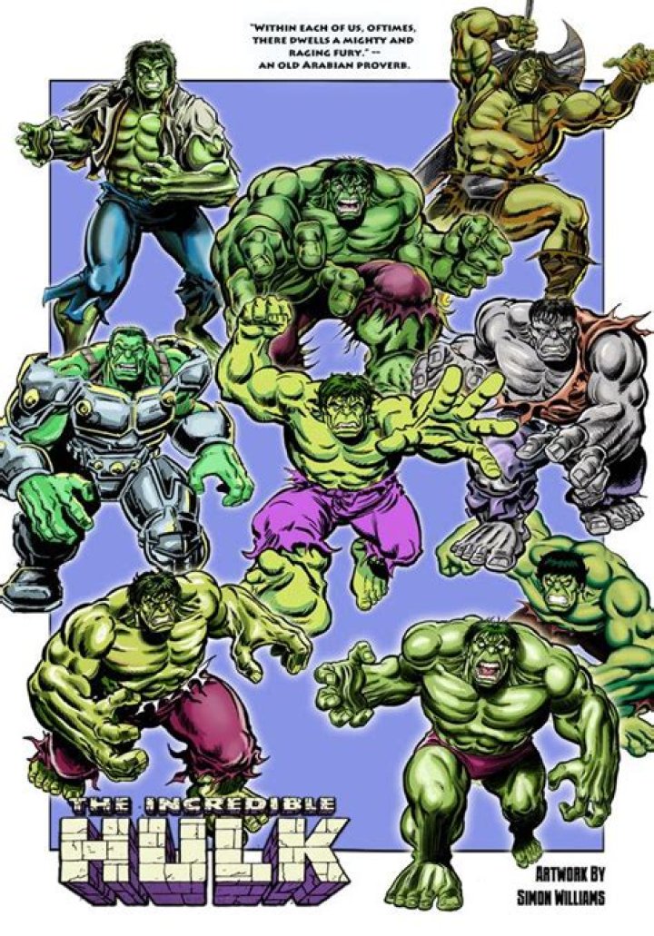 How many versions of the Hulk are there?