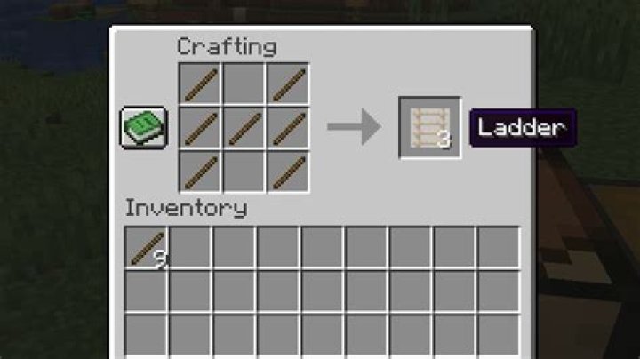 How To Craft Ladders In Minecraft