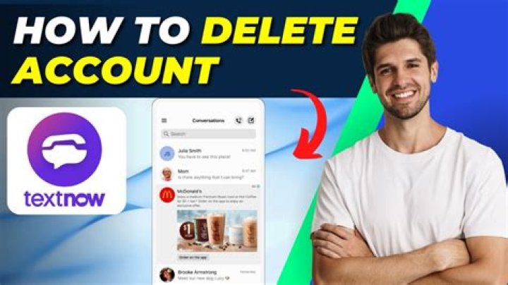 How to delete textnow account