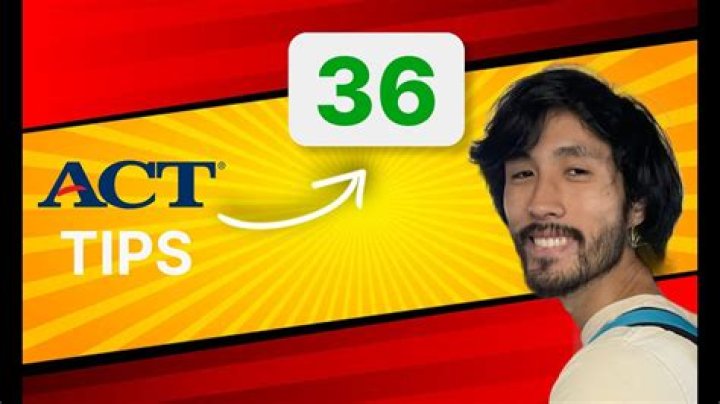 How to get a 36 on the act