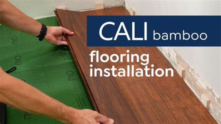 How to install bamboo flooring