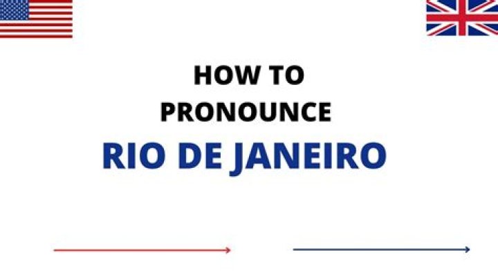 How to pronounce rio de janeiro