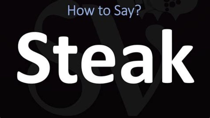 How to pronounce steak