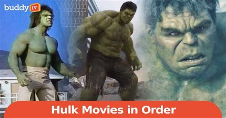 How to watch the Hulk Movies in order