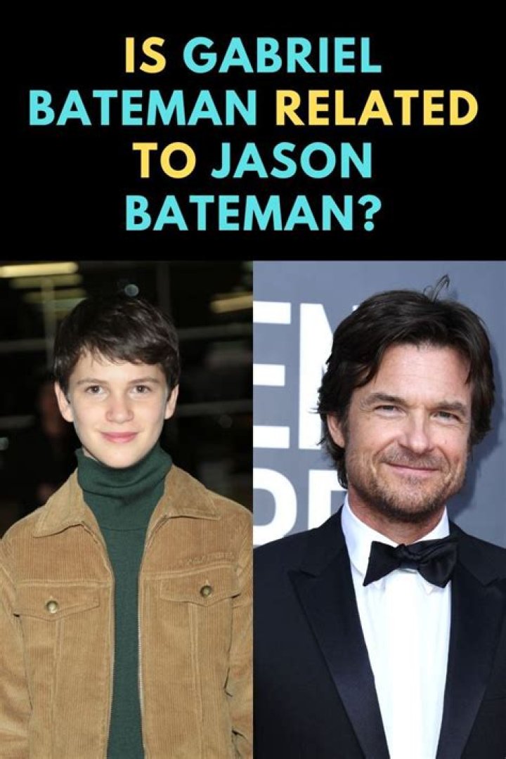 Is Gabriel Bateman related to Jason or Justine Bateman? Is Talitha Bateman related to Jason Bateman?