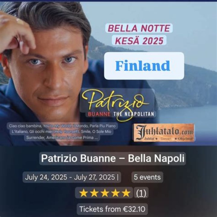 Is Patrizio Buanne Gay? Wife Or Partner Details Explored