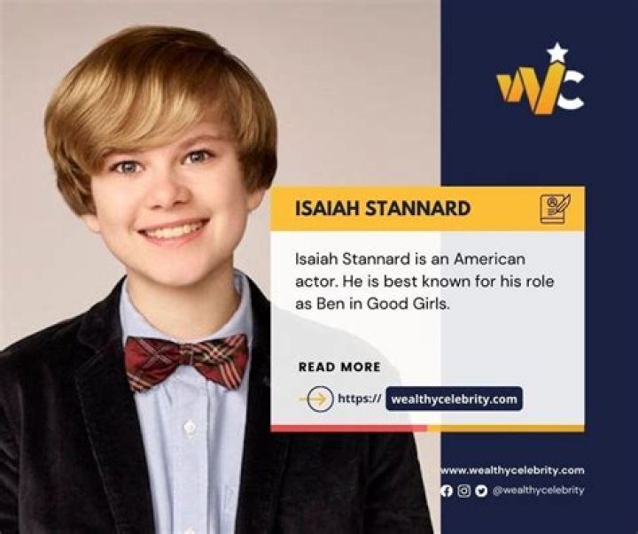 Isaiah Stannard Bio, Wiki, Age, Height, Gender, Good Girls and Net Worth.