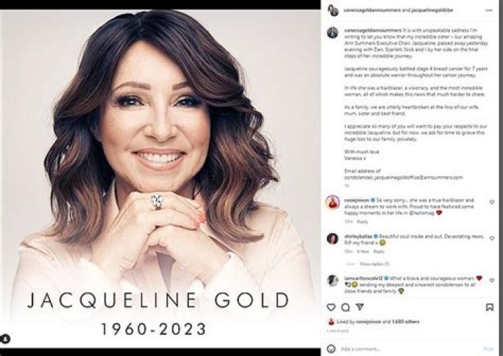 Is Jacqueline Gold a billionaire?