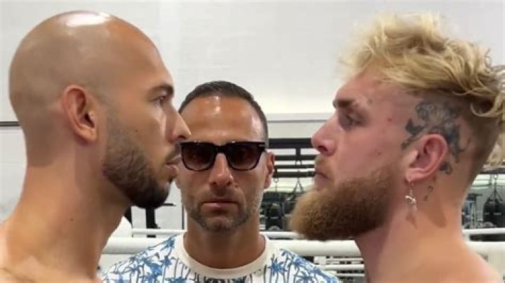 Jake Paul and Andrew Tate come face-to-face teasing a fight between two of the internet’s most hated influencers