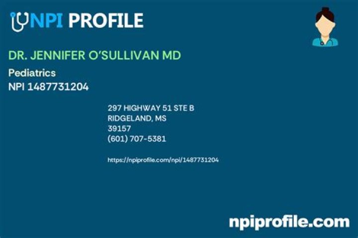 Dr. Jennifer O'Sullivan, MD – Algiers, LA