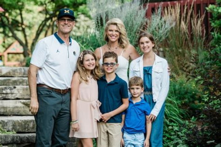 Jim Harbaugh is Married to Wife: Sarah Feuerborn Harbaugh. Kids.