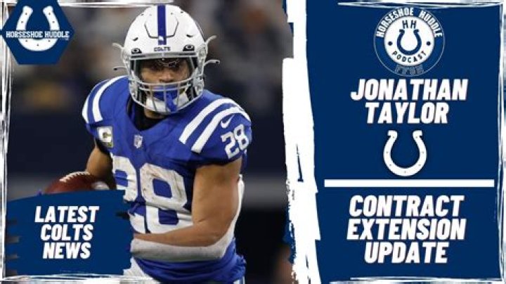 Jonathan Taylor contract, salary and net worth explored