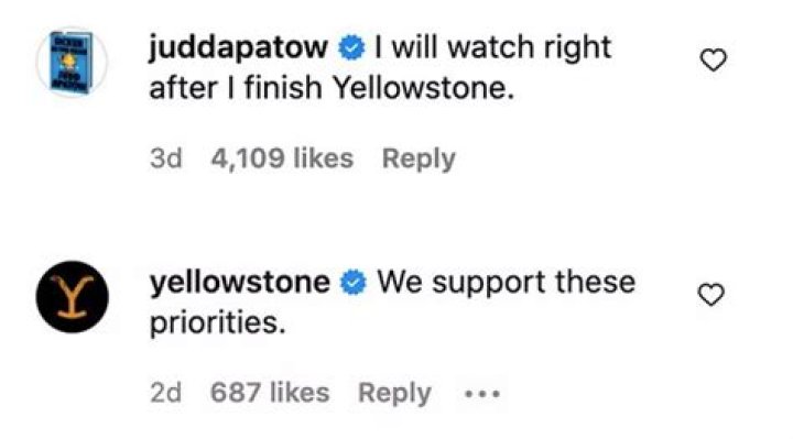 Judd Apatow joked about catching up on ‘Yellowstone’ ahead of his daughter Maude’s episode of ‘Euphoria’