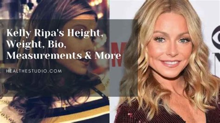 Kelly Ripa Body Measurements Height Weight Bra Size Shoe Age Vital Stats