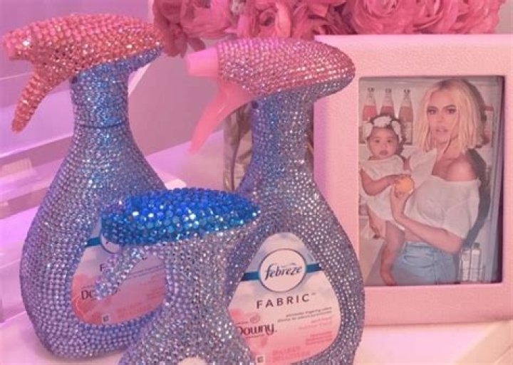 Khloe Kardashian And Her Bedazzled Bottles Of Febreze Are Being Trolled Hard — Where Are Her Pants?