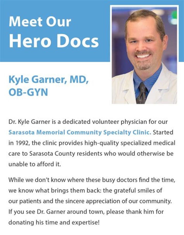 Dr. Kyle Garner, MD – Sarasota, FL