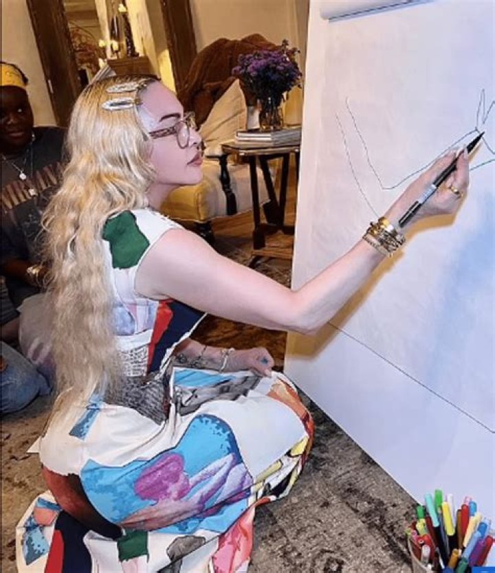 Madonna Tries New Hobbies With Her Kids
