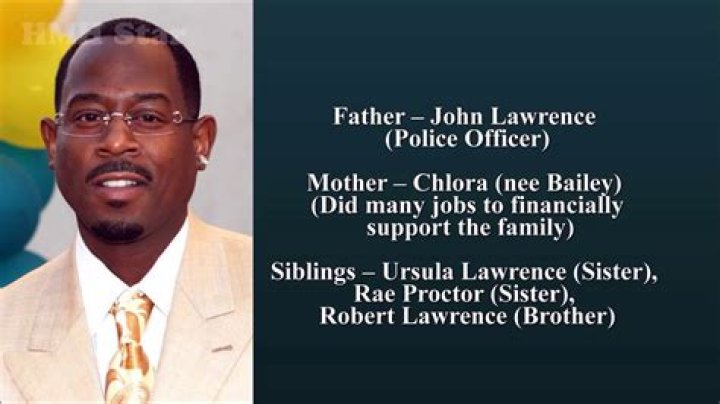 Martin Lawrence Parents: Meet Chlora Lawrence And John Lawrence