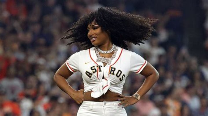 Megan Thee Stallion proves she can throw a first pitch in baseball, unlike recently-indicted Donald Trump