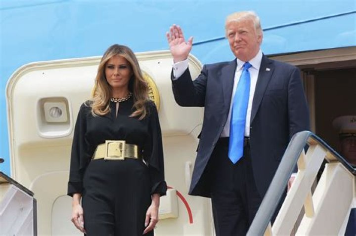 Melania Trump Works Very Hard To Avoid A Wardrobe Malfunction In Odd Video Where Carefree Donald Trump Greets Adoring Fans
