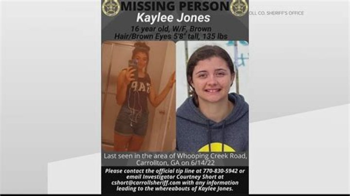 Missing Kaylee Jones has been located SAFE