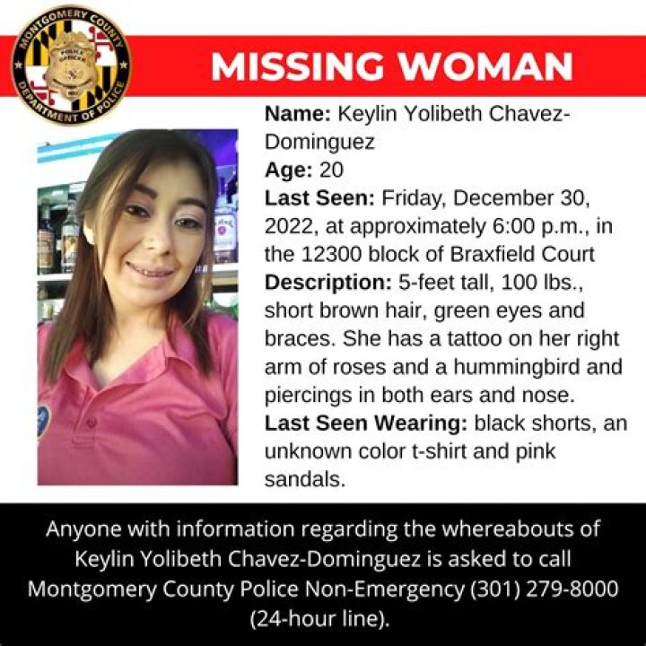 Missing Keylin Yolibeth Chavez-Dominguez Found Dead, $10k Ransom for Homicide Info