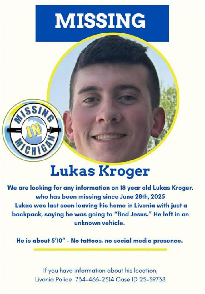 Help Find Missing Lukas Topodas, Conestoga High School Student