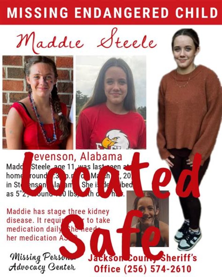 Missing Maddie Neal found safe