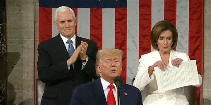 Nancy Pelosi Rips Up Donald Trump’s State Of The Union Speech In Viral Video