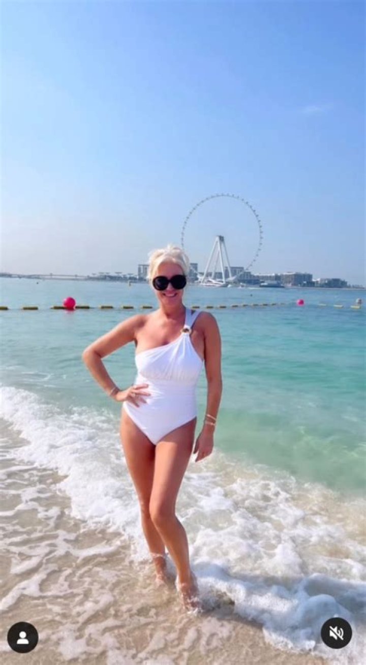 Denise Van Outen in Bathing Suit is in "Dubai" — Celebwell