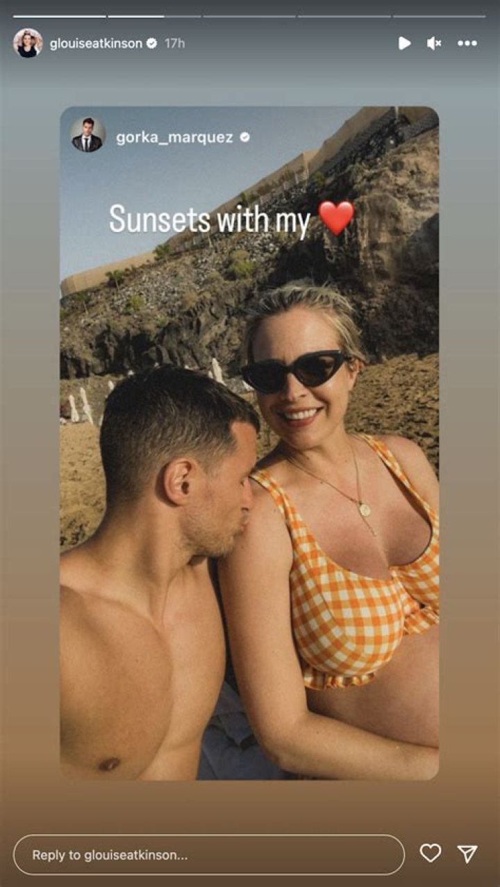 Gemma Atkinson in Bathing Suit Enjoys "Sunsets" — Celebwell