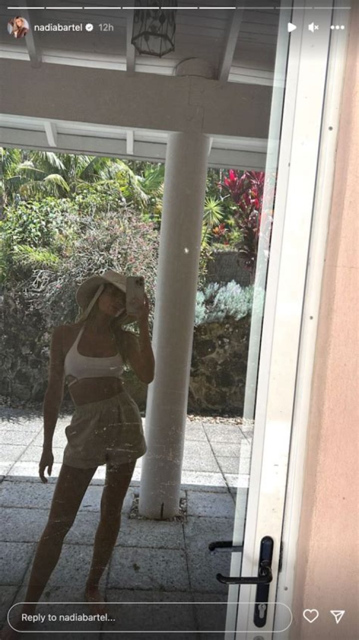 Nadia Bartel in Bathing Suit Shares an Outdoor Selfie — Celebwell