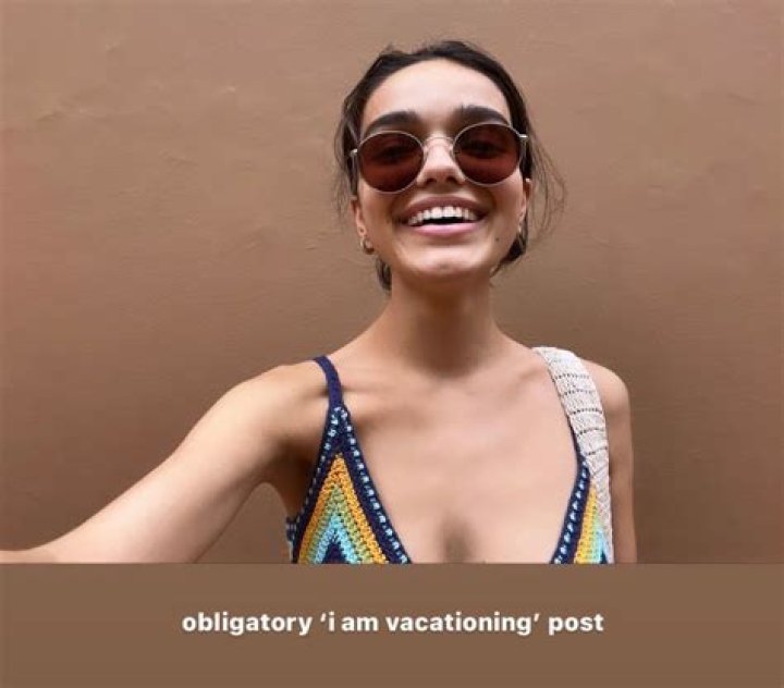 Rachel Zegler in Bathing Suit Top Says "I am Vacationing" — Celebwell