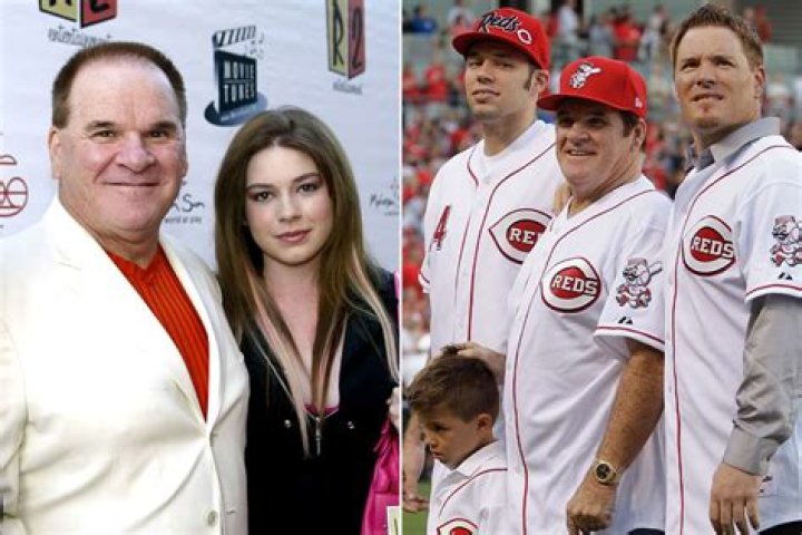 Pete Rose children: Pete Rose Jr., Chea Courtney, Tyler Rose, Fawn Rose, Morgan Erin Rubio