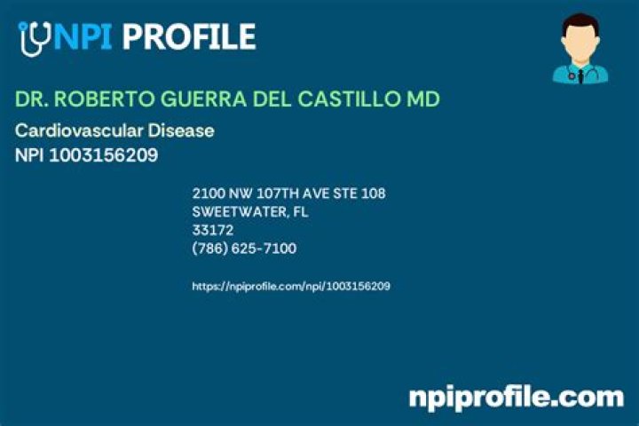 Dr. Roberto Guerra-Del Castillo, MD – Miami, FL