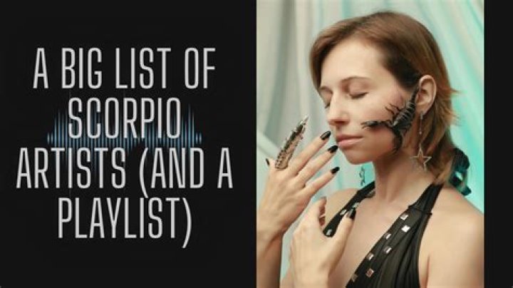 Famous Scorpio Artists & Painters