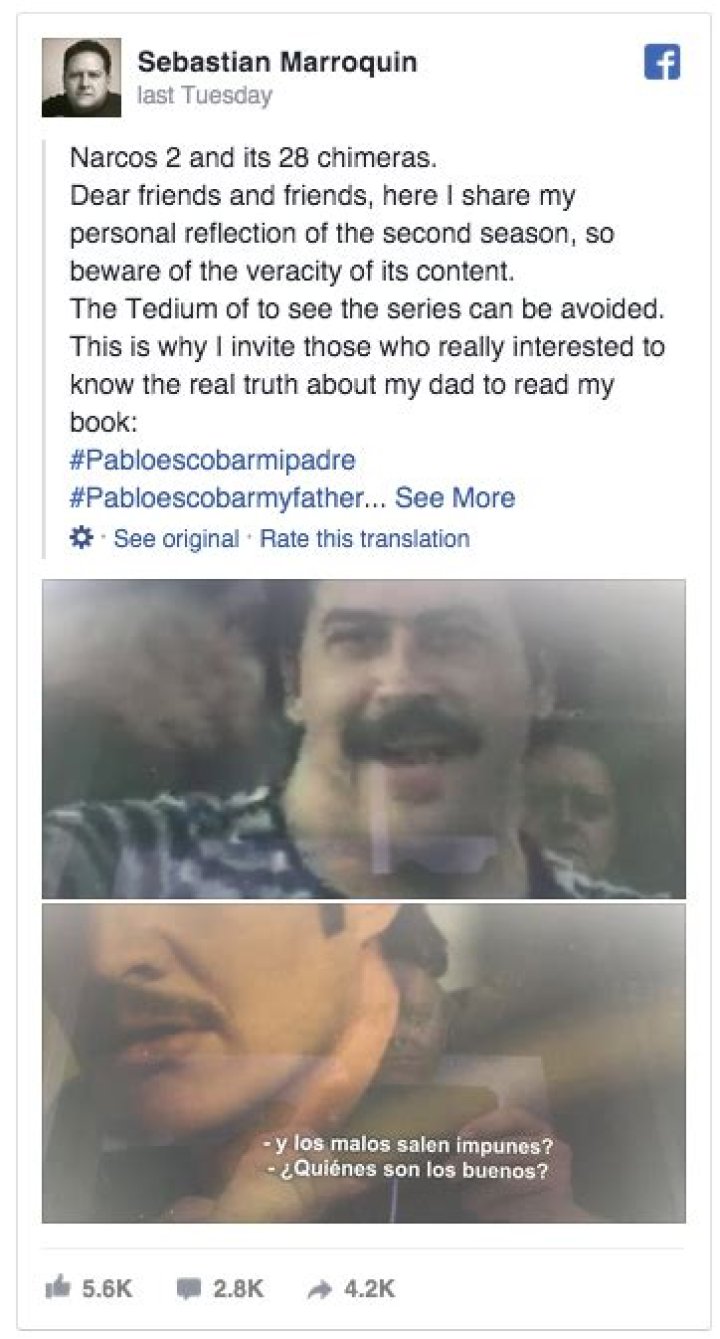 Sebastián Marroquín (Juan Pablo Escobar Henao) – Bio, Facts, Family Life