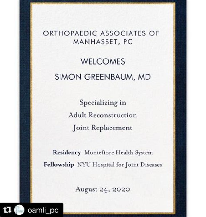 Dr. Simon Greenbaum, MD – Great Neck, NY